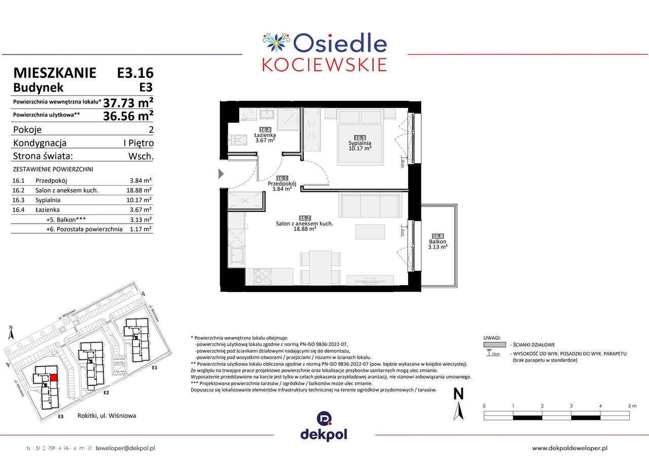 2-pokojowe mieszkanie 36m2 Bezpośrednio - Pełny obrazek: 2/7