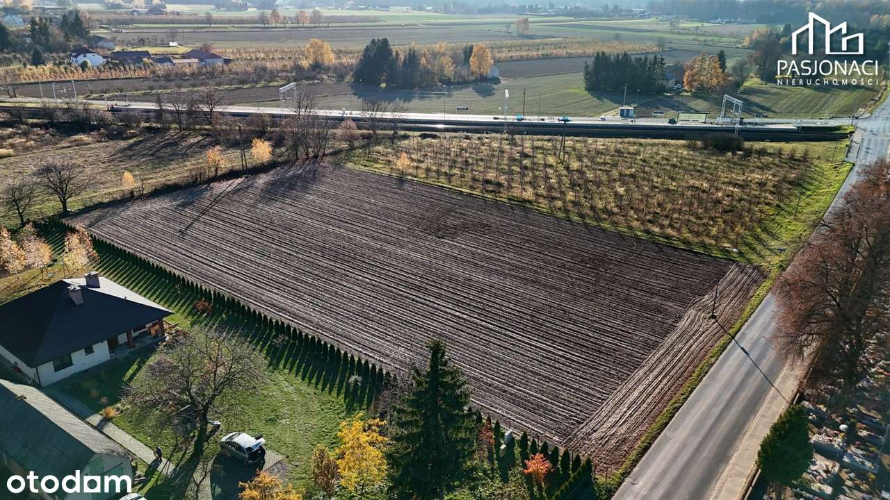 Inwestyczyja Działka 0,55 ha Motycz pod USŁUGI-3