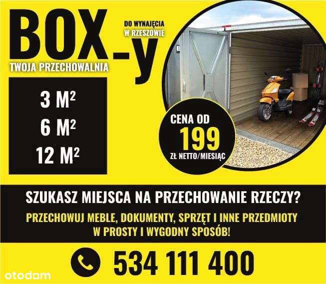 Przechowalnia samoobsługowa 3m² lub 9m² I Rzeszów ul. Urocza12B - Pełny obrazek: 5/5