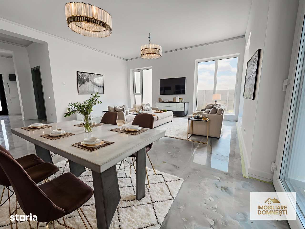 Imobiliare Domnesti Casa Parter curte amenajata 4 camere - str Salciei - Imagine principală: 4/13