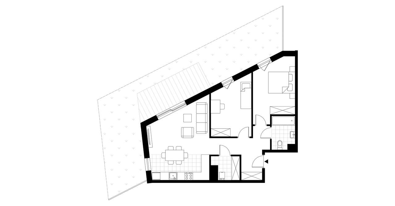 Vanda Park | mieszkanie 3-pok.| B.0.2 - Pełny obrazek: 4/9