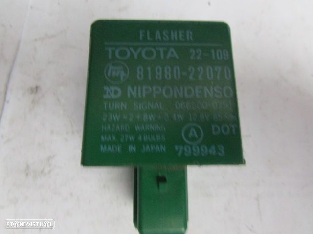 Peça - Modulo Rele 8198022070 Toyota Corolla 1988 Pisca