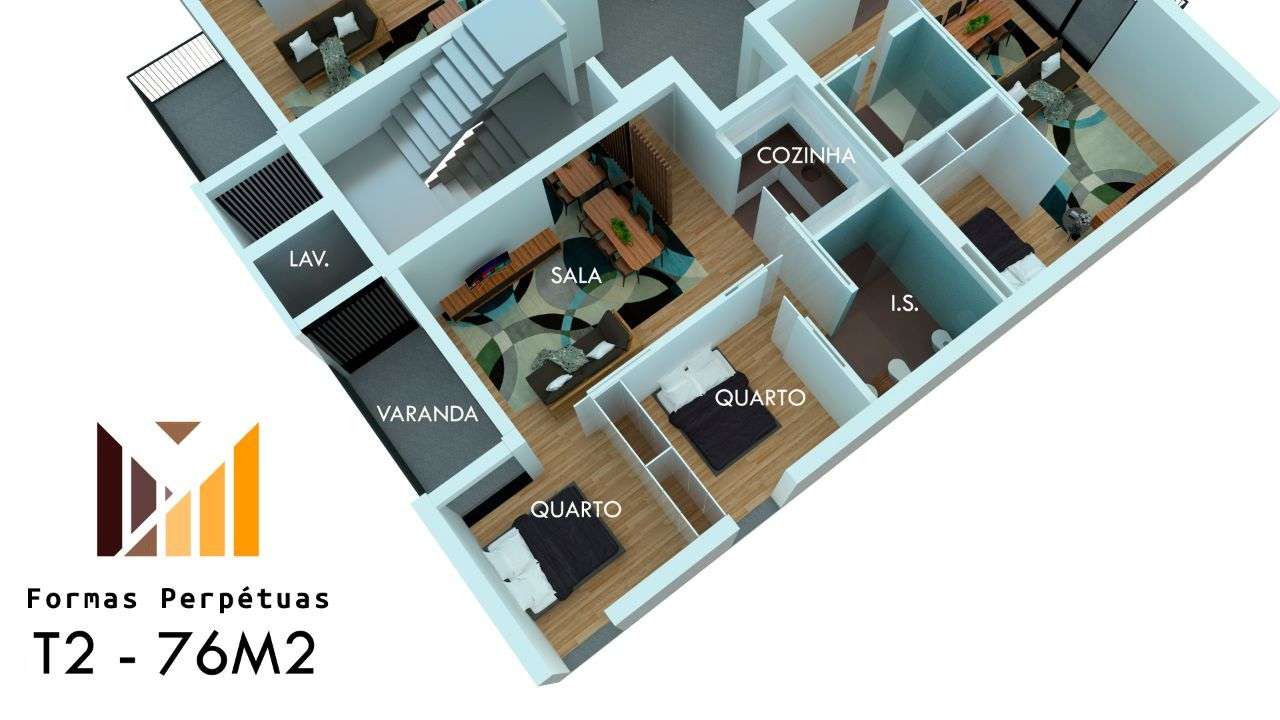 Mira Parque Residence - ULTIMO Apartamento novo para Venda T0+1-19