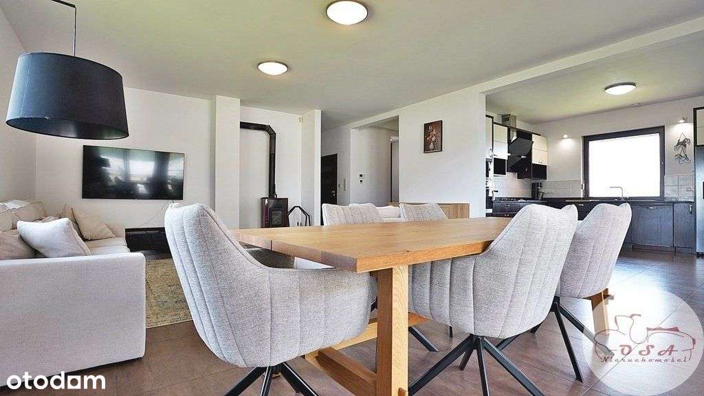 Parterowy wolnostojący duża działka Żabno Mosina-4