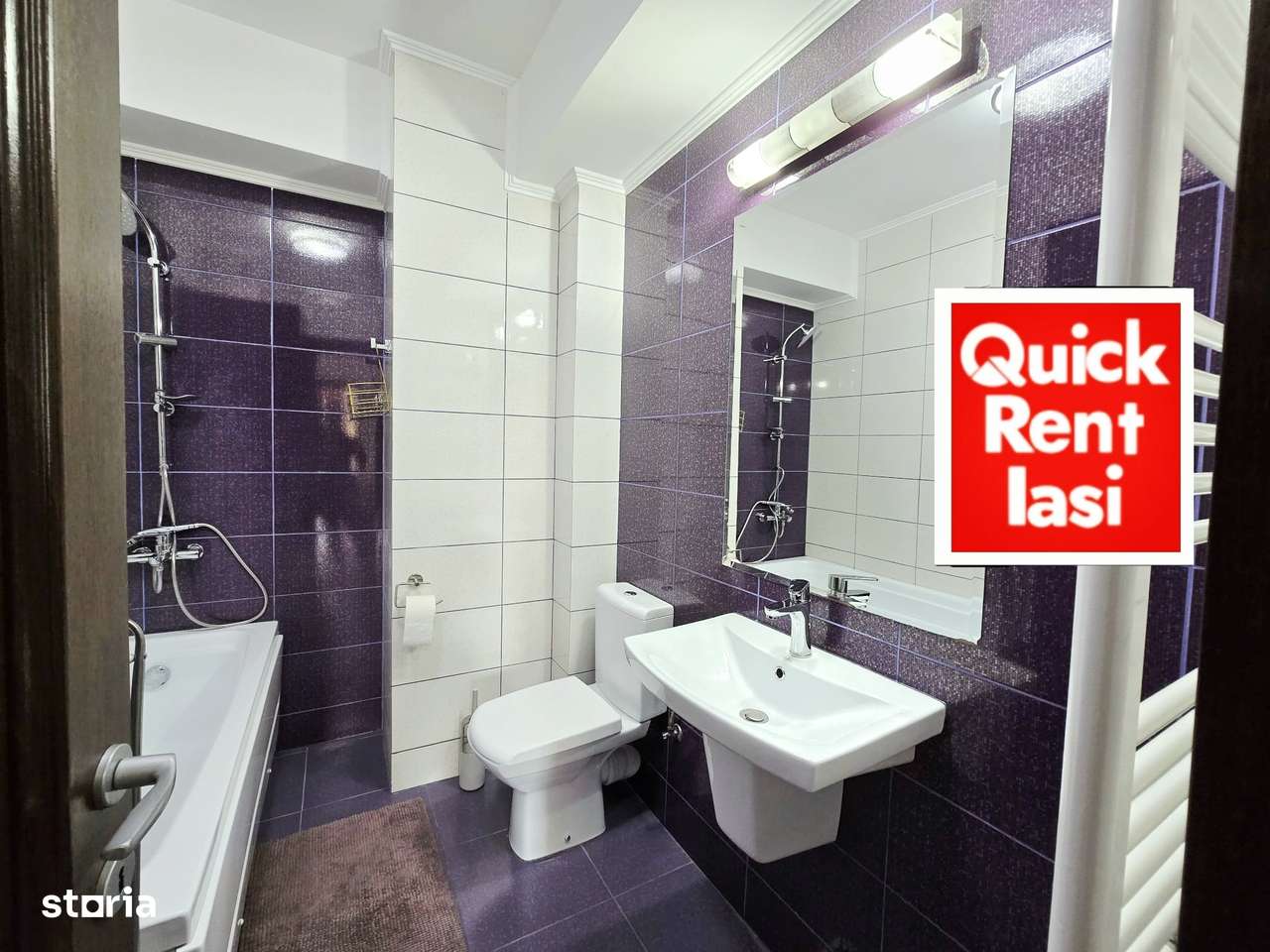 Palas Mall Bloc Nou Apartament 2Camere Decomandat Modern De Inchiriat - Imagine principală: 4/13