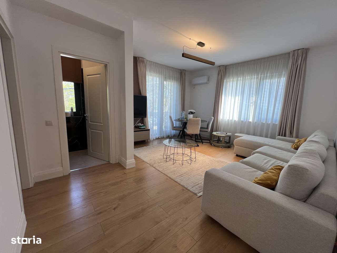 Sisesti 3 camere 73,6 mp 2 bai 2 balcone mobilat/utilat 6 min metrou - Imagine principală: 5/20