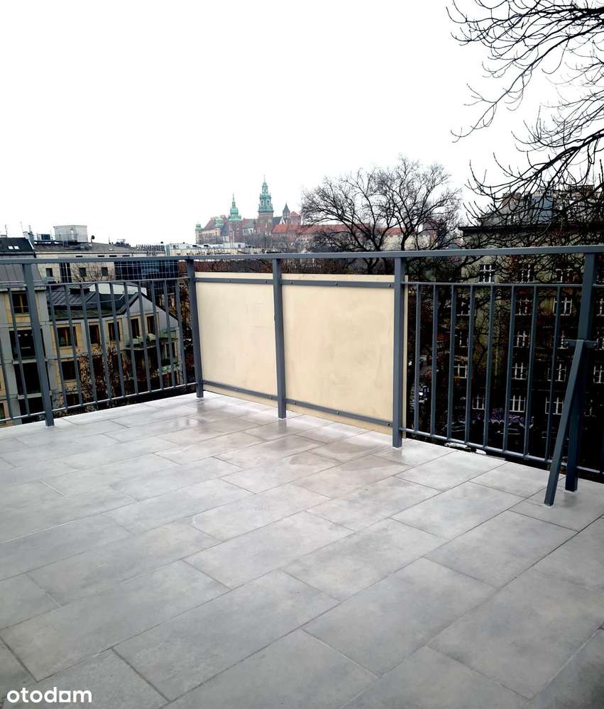 Taras i spektakularny widok na Wawel – wyjątkowe mieszkanie w Krakowie - Pełny obrazek: 3/8