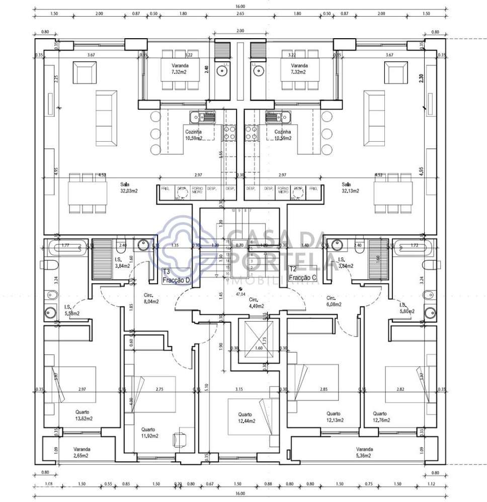 APARTAMENTO T3 COM ELEVADOR E GARAGEM - Grande imagem: 5/5