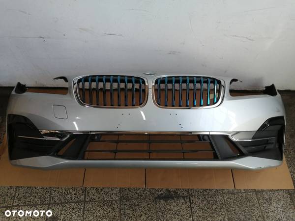 BMW 2 II F45 F46 LIFT LCI A83 GLACIER SILBER ZDERZAK PRZÓD PRZEDNI 6PDC - 3