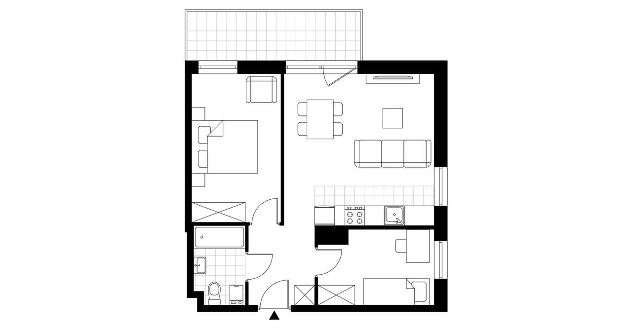 3-pokojowe mieszkanie 49m2 + balkon Bez Prowizji - Pełny obrazek: 3/8