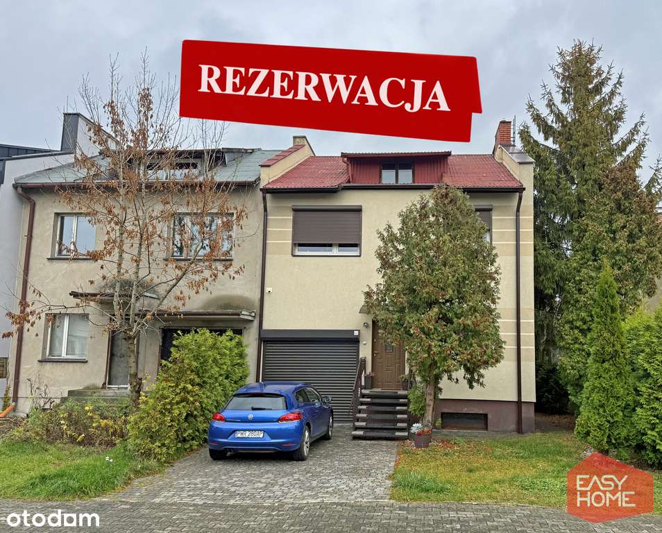 Cichy dom z piwnicą, garażem i poddaszem