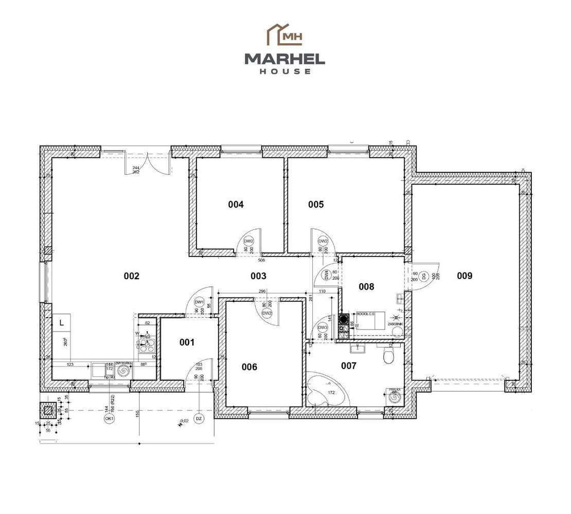 Dom wolnostojący z garażem,ZBRUDZEWO,ul. Waniliowa - Pełny obrazek: 4/10