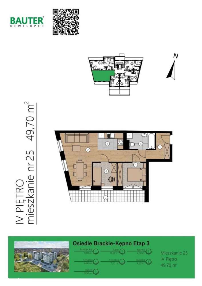 KOMFORTOWE -3pok-Etap 3-Kępno /ul. Bractwa Kurkowego-1