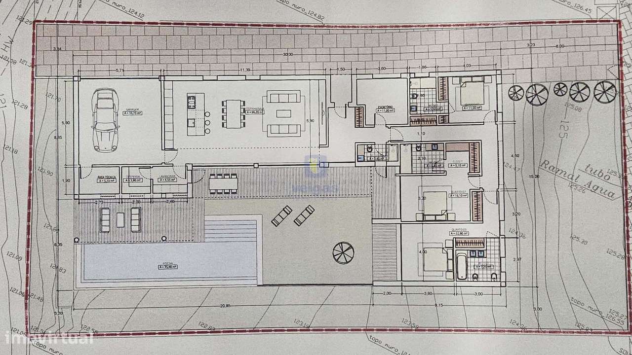 Terreno para Construção com Projecto Aprovado nas Gaeiras/Óbidos - Grande imagem: 4/9