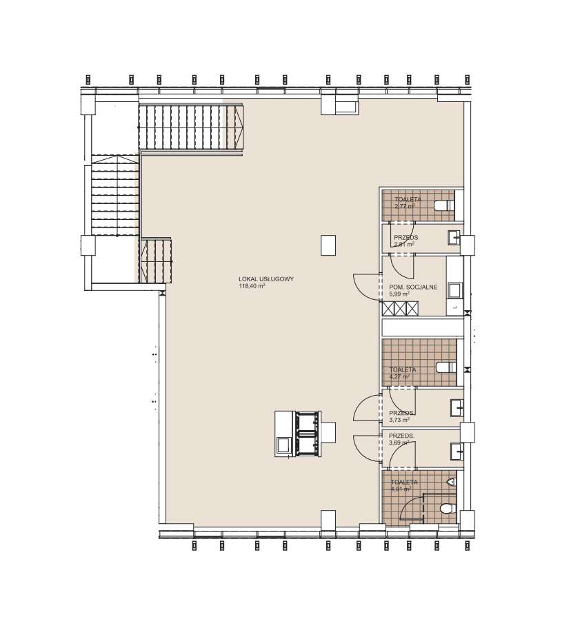 Lokal gastronomiczny | 277 m² | 2 kondygnacje | ul. Długa - View 2