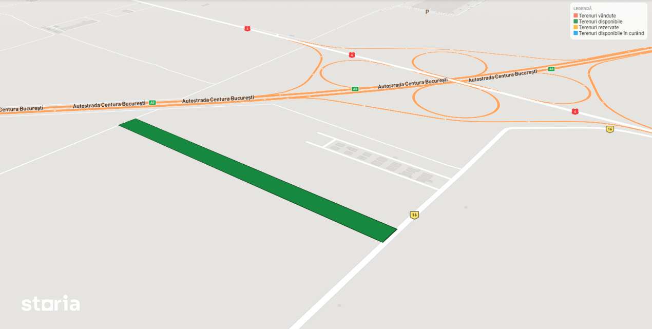 Teren Industrial A0 Popesti-Leordeni | utilitati: curent si gaz | #IP6 - Imagine principală: 5/7