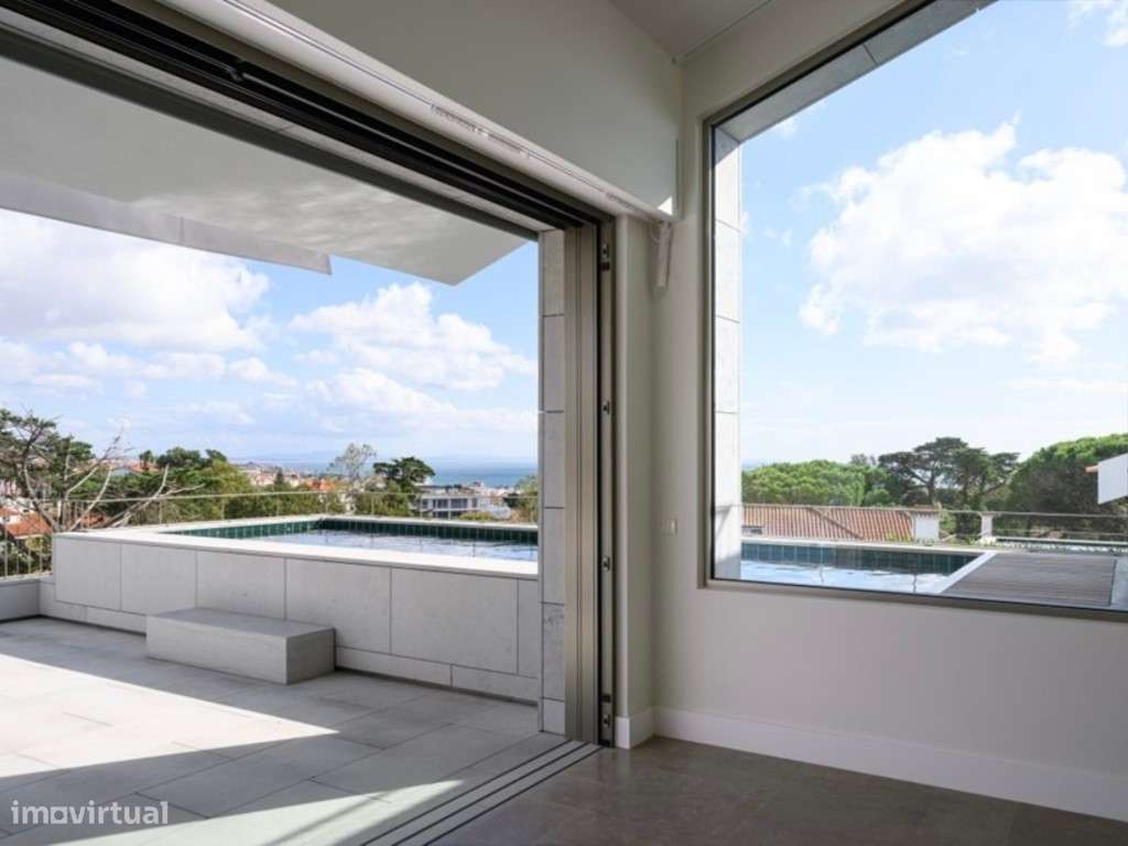 Penthouse T3 Duplex, piscina privativa, terraço, varanda, Estoril - Grande imagem: 4/31
