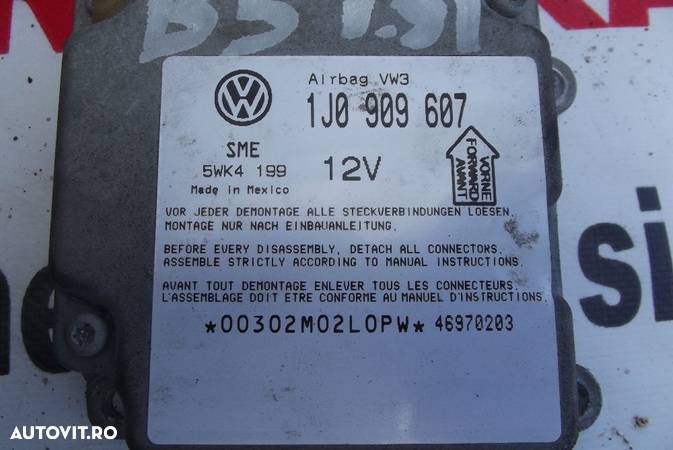 Airbag VW Passat B5 centuri airbag sofer pasager dezmembrez passat b5 - 2