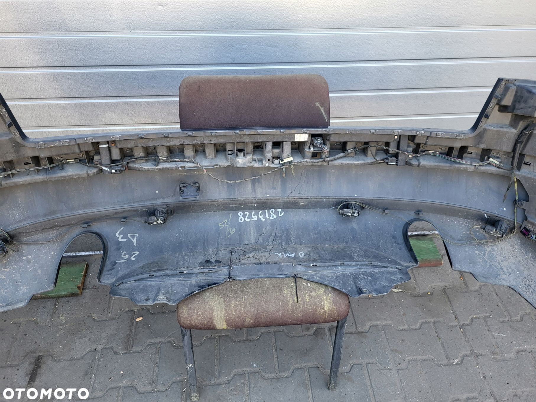 AUDI A8 D3 Lift Zderzak tylny chrom pdc kpl LZ7R - 13