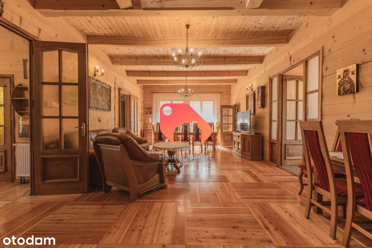 Piękna Drewniana Willa, Działka 2,2Ha - Pełny obrazek: 4/14