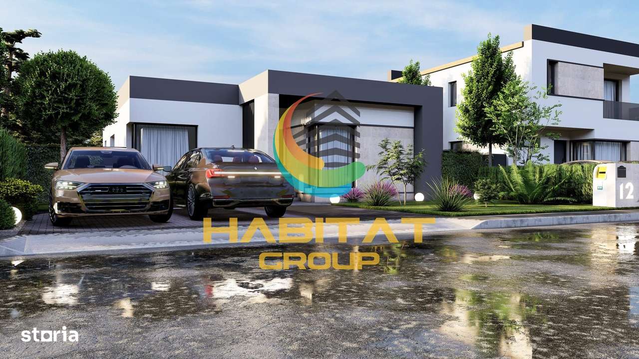 Casa parter 3 camere, teren 353 mp, ansamblu rezidential - Imagine principală: 1/13