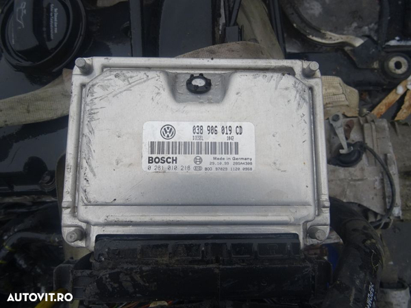 Vand Calculator Motor Ecu Volkswagen Passat B5 1.9 TDI 116CP AJM din 2001 cod:038906019CD - 1