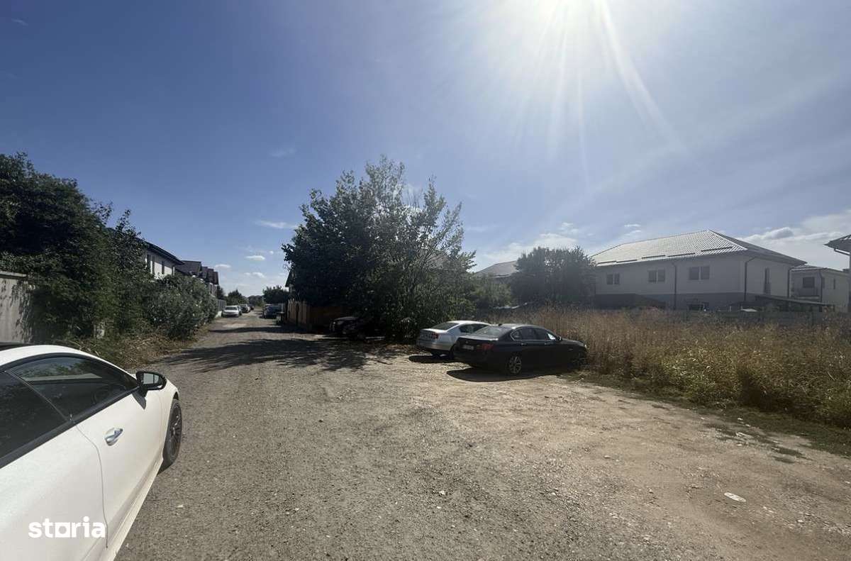 Teren de vanzare 467 mp in Bragadiru str. Libertatii deschidere 19 ml - Imagine principală: 3/4
