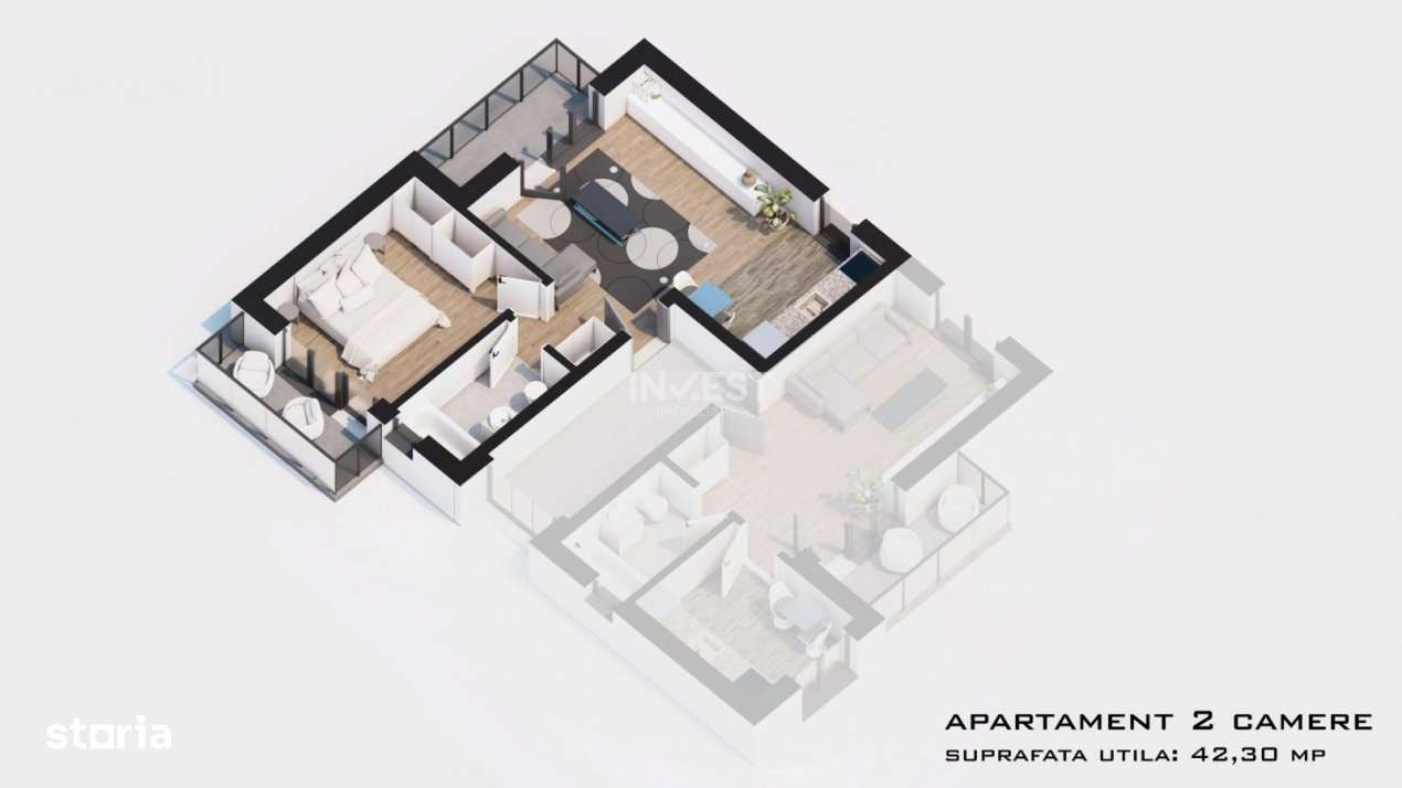 COMISION 0%! 2 CAMERE BLOC NOU PACURARI-REDIU - Imagine principală: 3/13