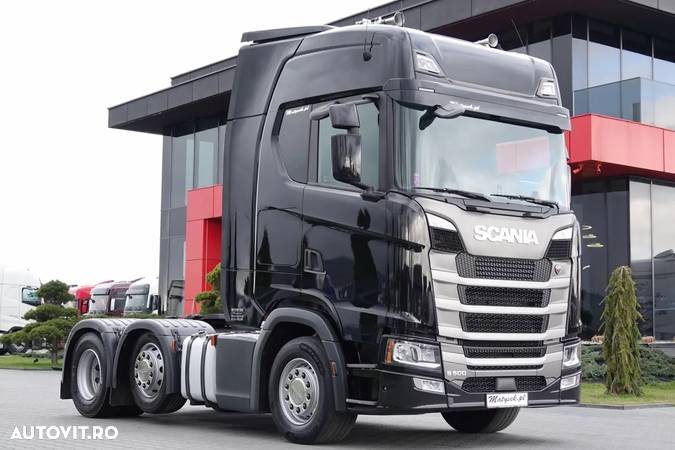 Scania S 500 / împingător / 6x2 / AXIE DE RIDICARE ȘI DIRECȚIE / RETARDER / SKIN / 70 TONE - 1