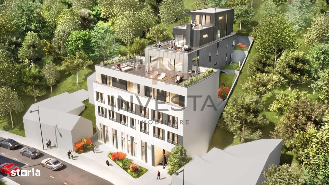Penthouse cu terasa de 150 mp! Cu panorama spre Parcul Central! - Imagine principală: 4/4
