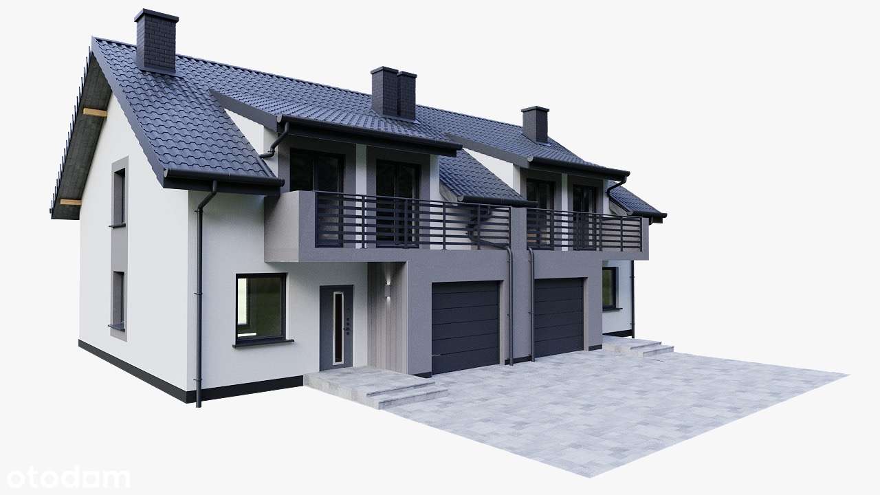 Komfortowy i przestronny dom w zabudowie BLIŻNIACZEJ of. 2509B!-3