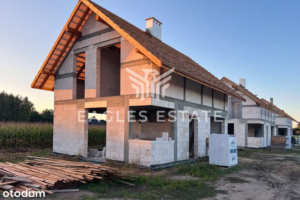 Stan surowy z mediami – dom w Nowej Wsi - Pełny obrazek: 4/20