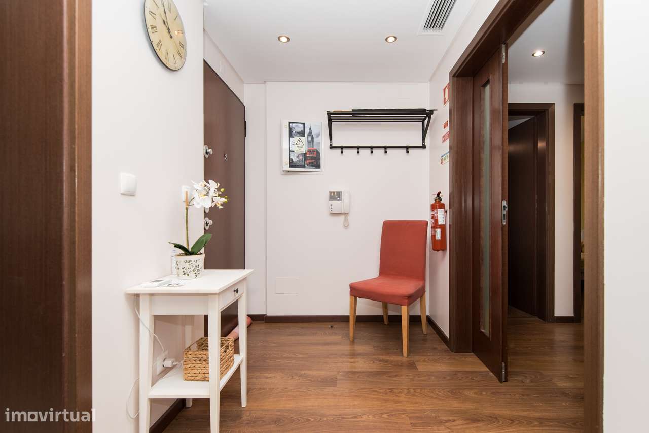 Apartamento T2 logradouro piscina vista mar e vila Sesimbra-26