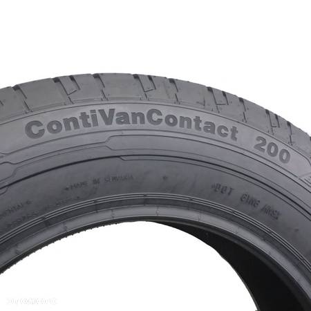 4 x CONTINENTAL 195/75 R16C 107/105R ContiVanContact 200 Lato 2021 Jak Nowe - 8