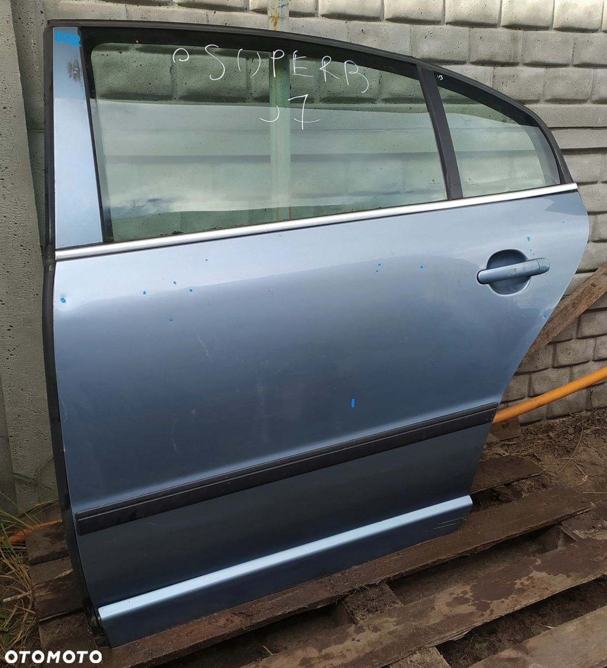 Drzwi TYŁ LEWY SKODA SUPERB I 3U0 01-08 LIFT PŃ - 3