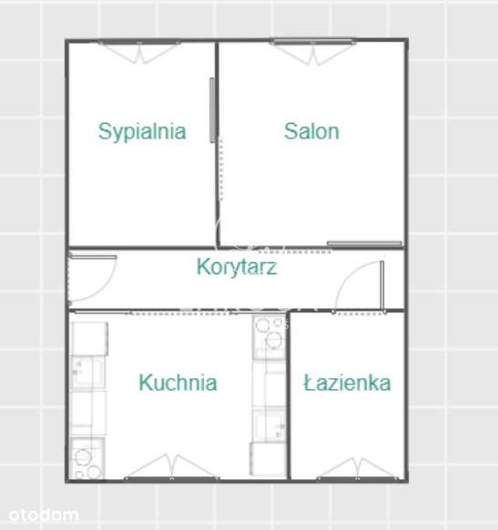 Mieszkanie po remoncie, 2 pokojowe, cegła-7