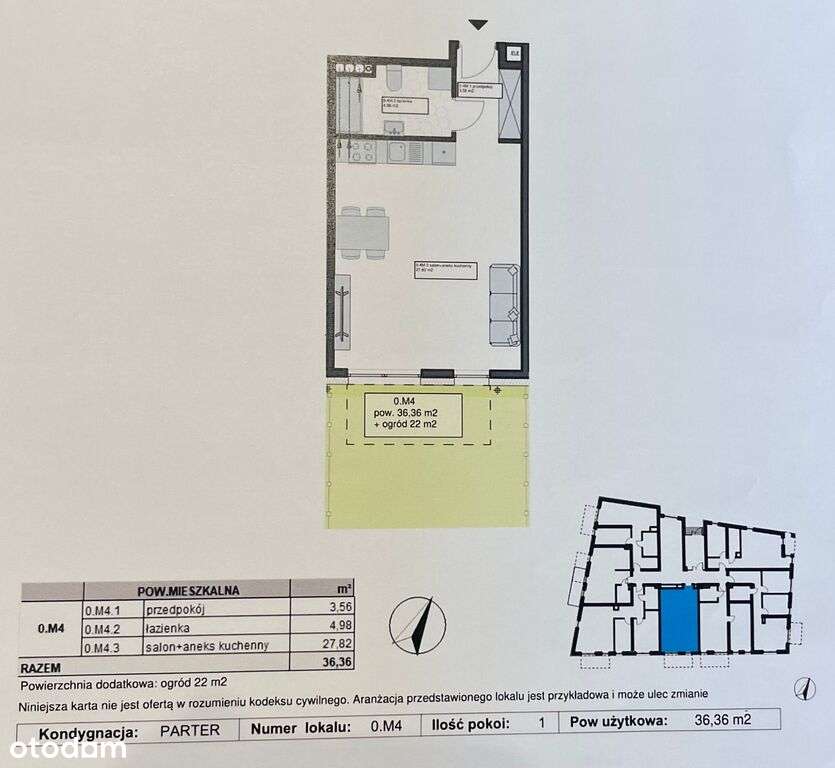 Kawalerka w nowoczesnym bloku-12