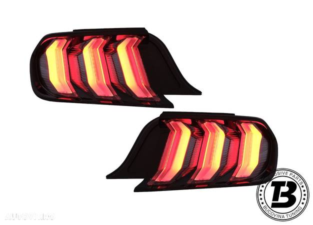 Stopuri Full LED compatibile cu Ford Mustang VI 6 - 7