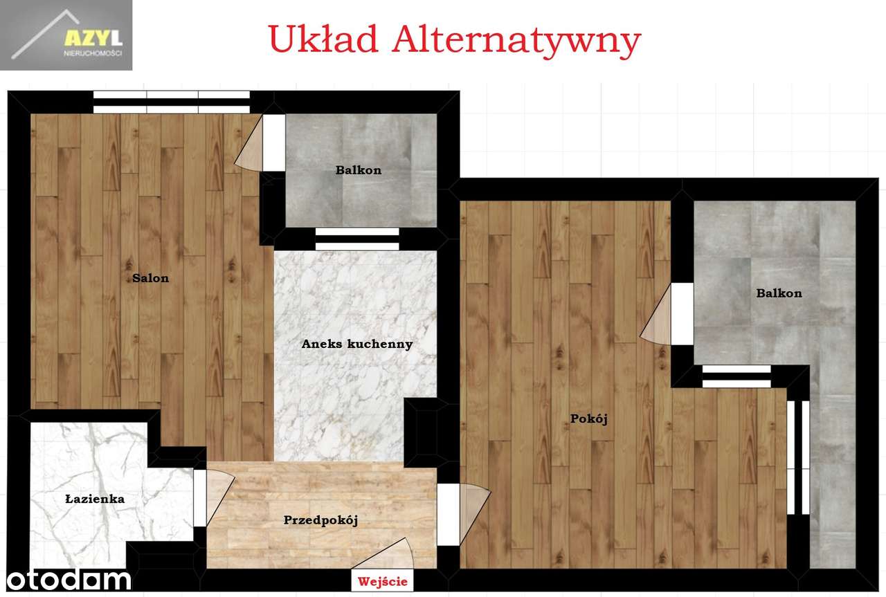 Zagórze ul. Lenartowicza - Przestronne dwa pokoje z dwoma balkonami.-14