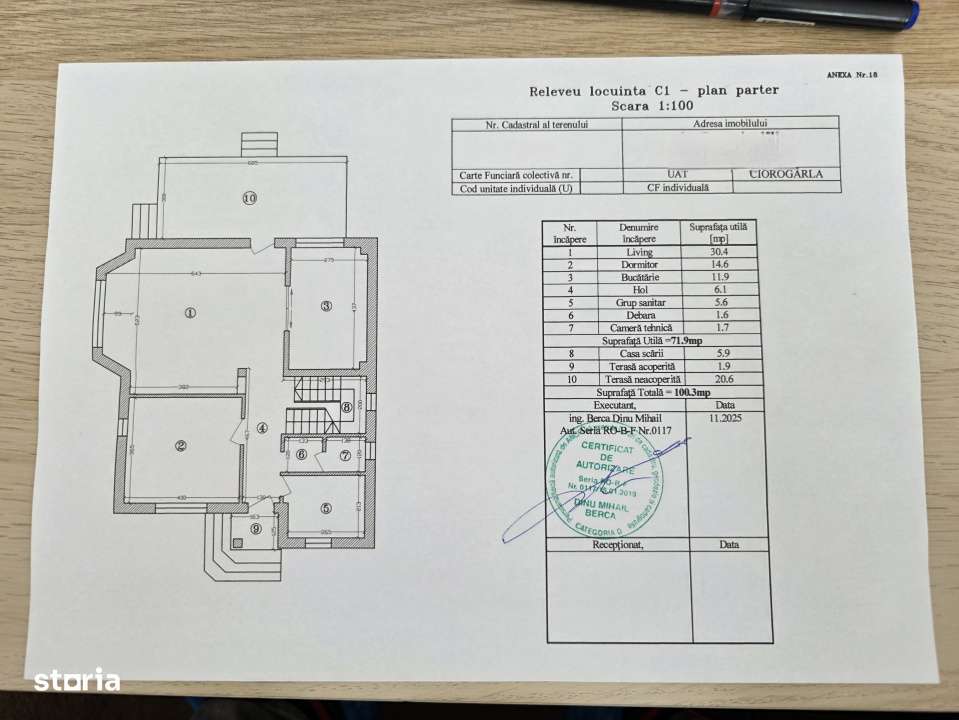 Vila spatioasa in Ciorogarla, teren 656 mp, mansarda 80 mp-15