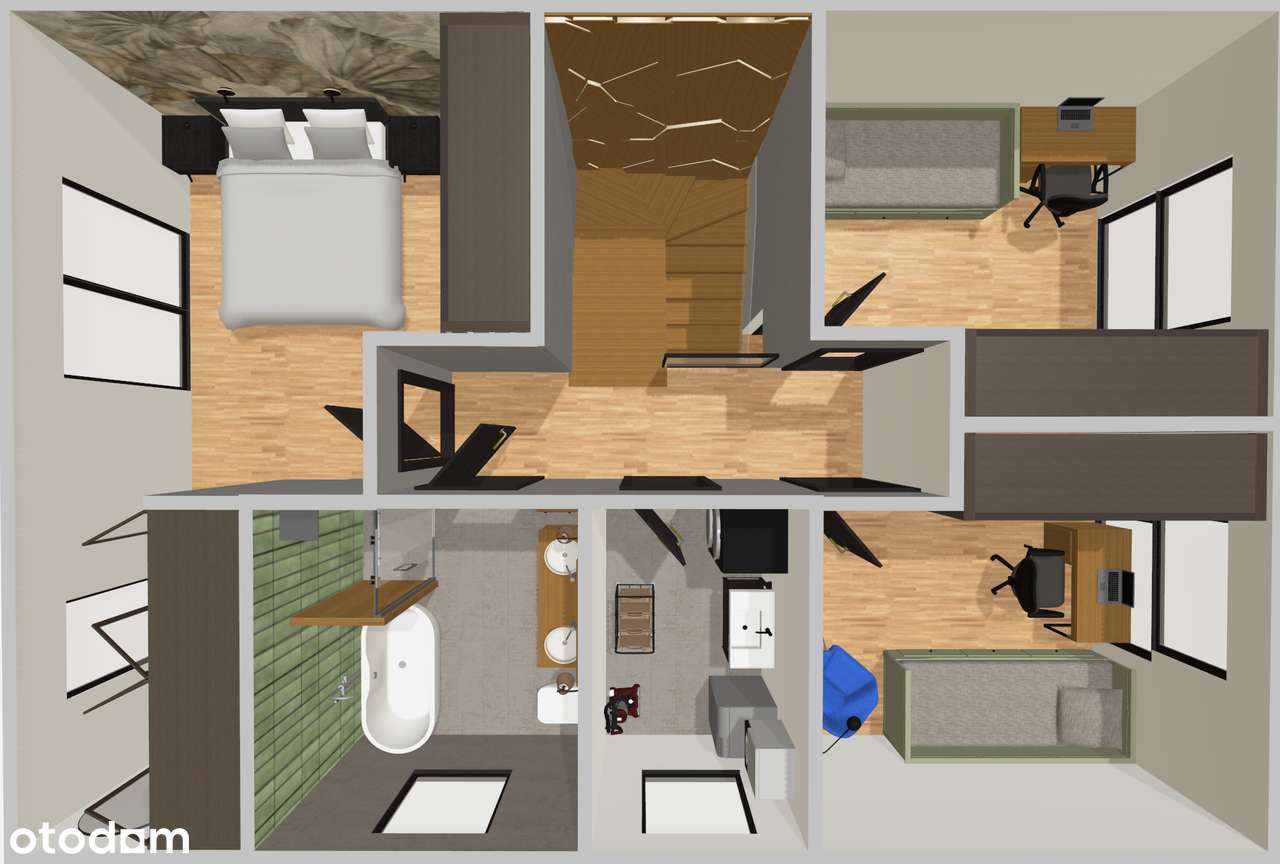 Dom z 4 sypialniami i dużym ogrodem taniej niż 3 pokoje w mieście-7
