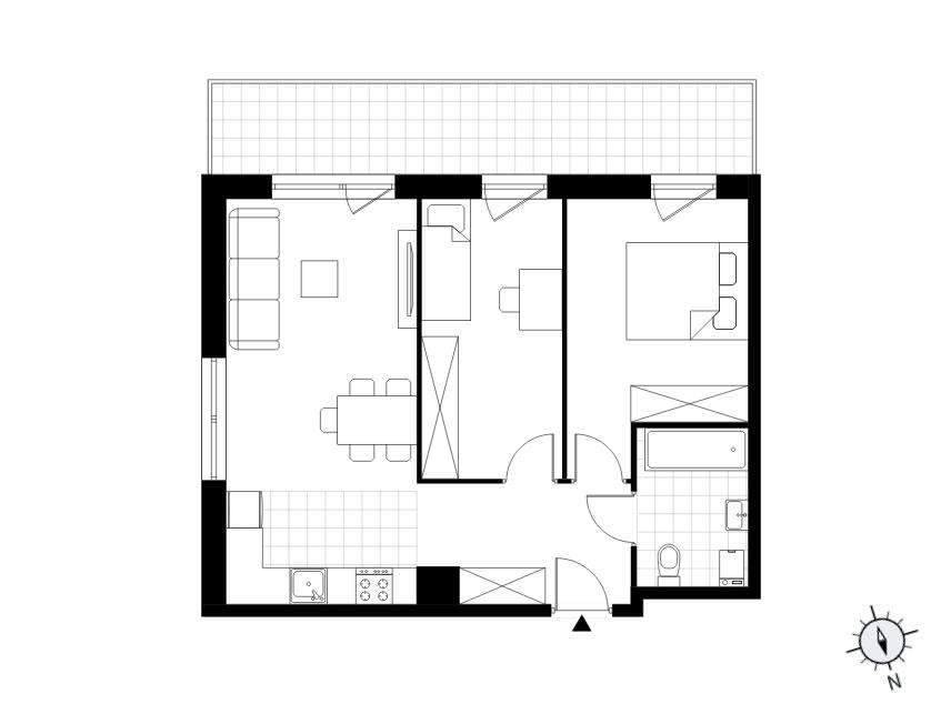 blisko WKD - 9min do Centrum,   2 balkony!-6