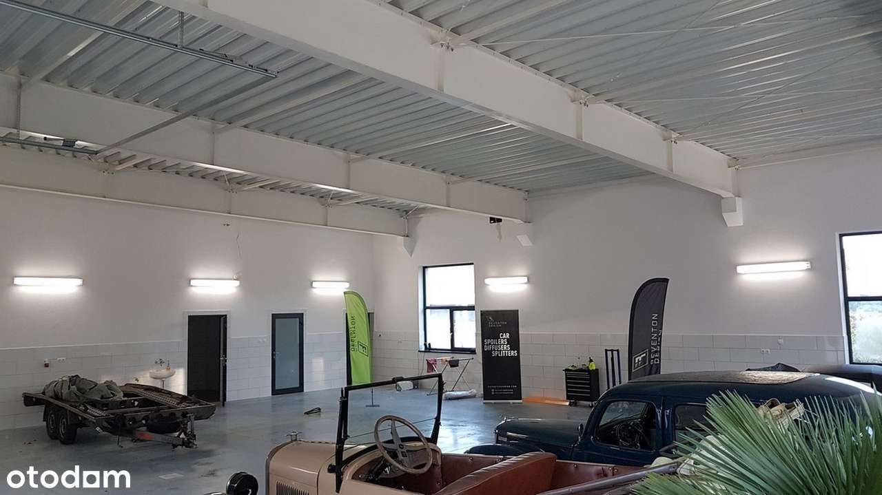 salon samochodowy serwis stacja kontroli hala magazyn myjnia bank - Pełny obrazek: 3/20