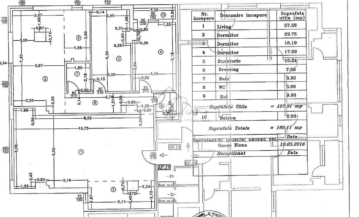 COM 0% I Baneasa I Apartament 4 camere Petrom City I 160mp vedere lac - Imagine principală: 2/20
