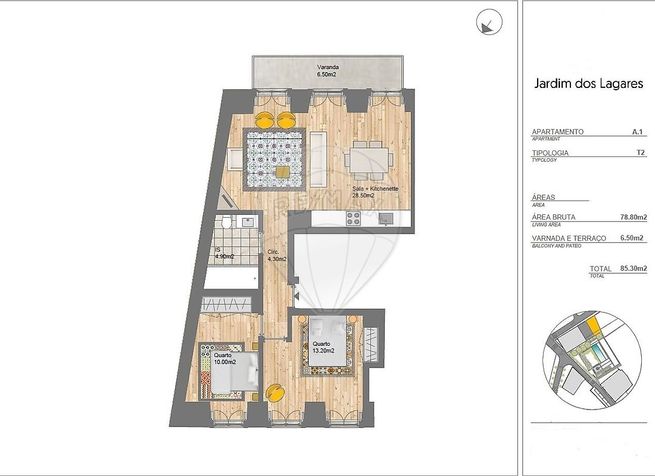 Apartamento T2 para venda-18