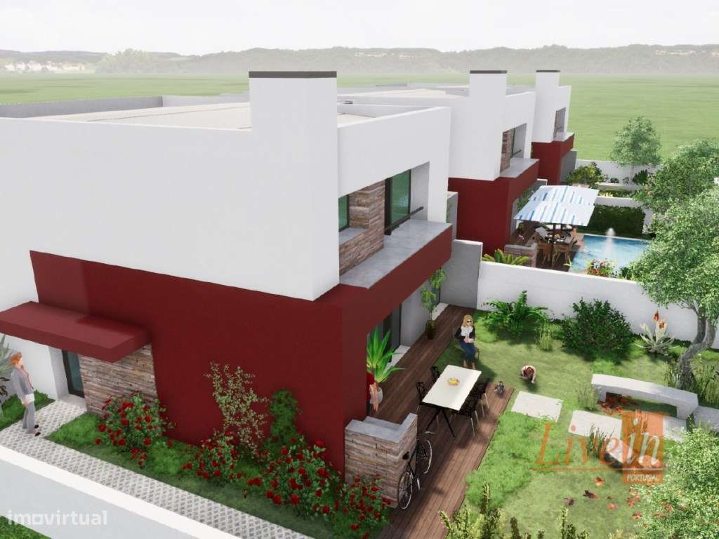 Moradia T4 Nova com Piscina e Jardim em Condomínio Privado em Mafra-37