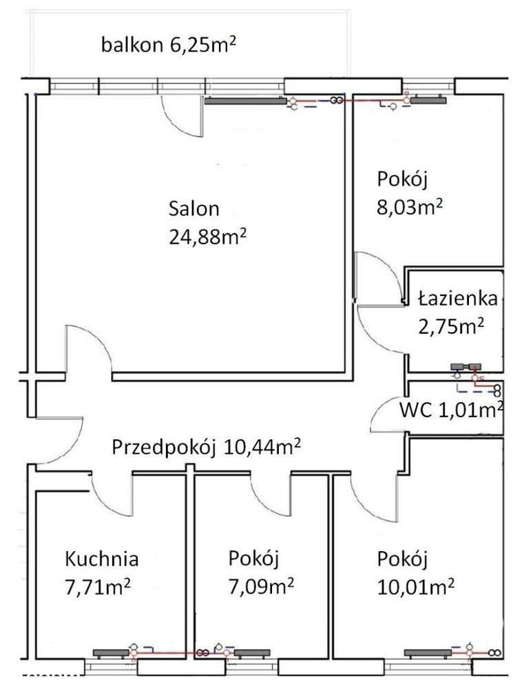 Mieszkanie ul Walentynowicz 21i bezpośrednio - Pełny obrazek: 4/12