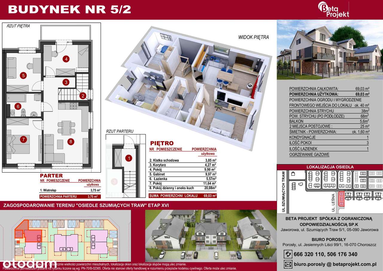 Mieszkanie na piętrze z ogródkiem - Pełny obrazek: 2/5
