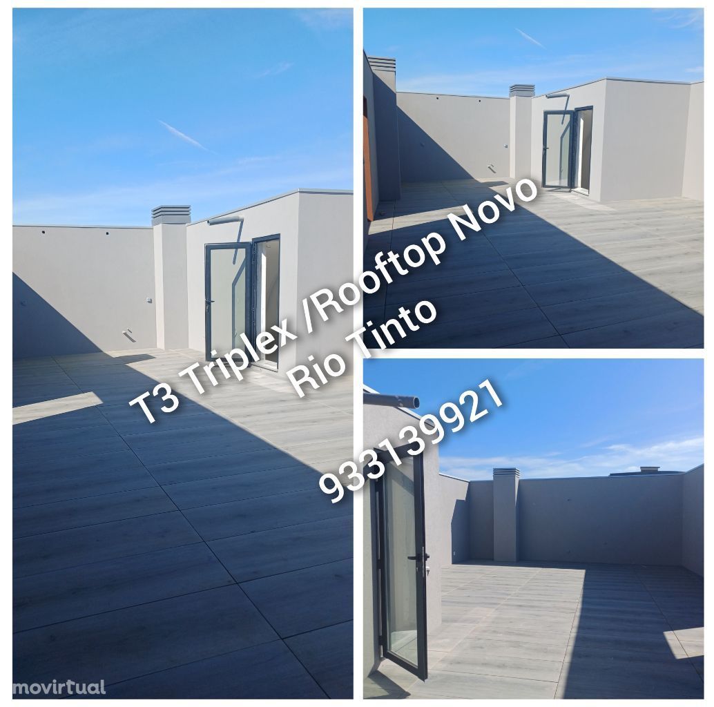 Comprar Magnífico Apartamento T3 Triplex com Rooftop Rio Tinto