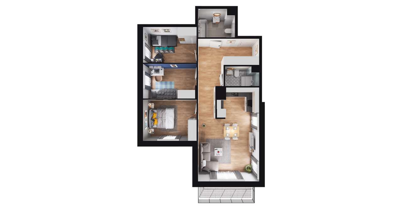 Osiedle Poetów | mieszkanie A_36 - Pełny obrazek: 3/9